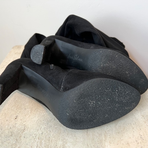 Sam Edelman - Kent Over the Knee Boot - Black Suede - Black - 9 - Picture 6 of 9